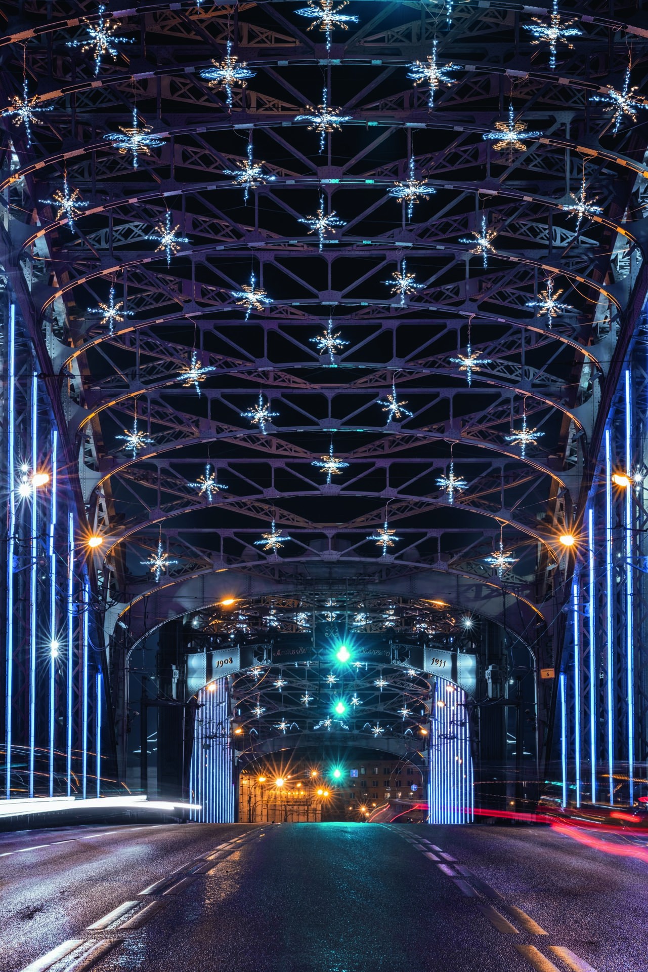 Подсветка холодным неоном