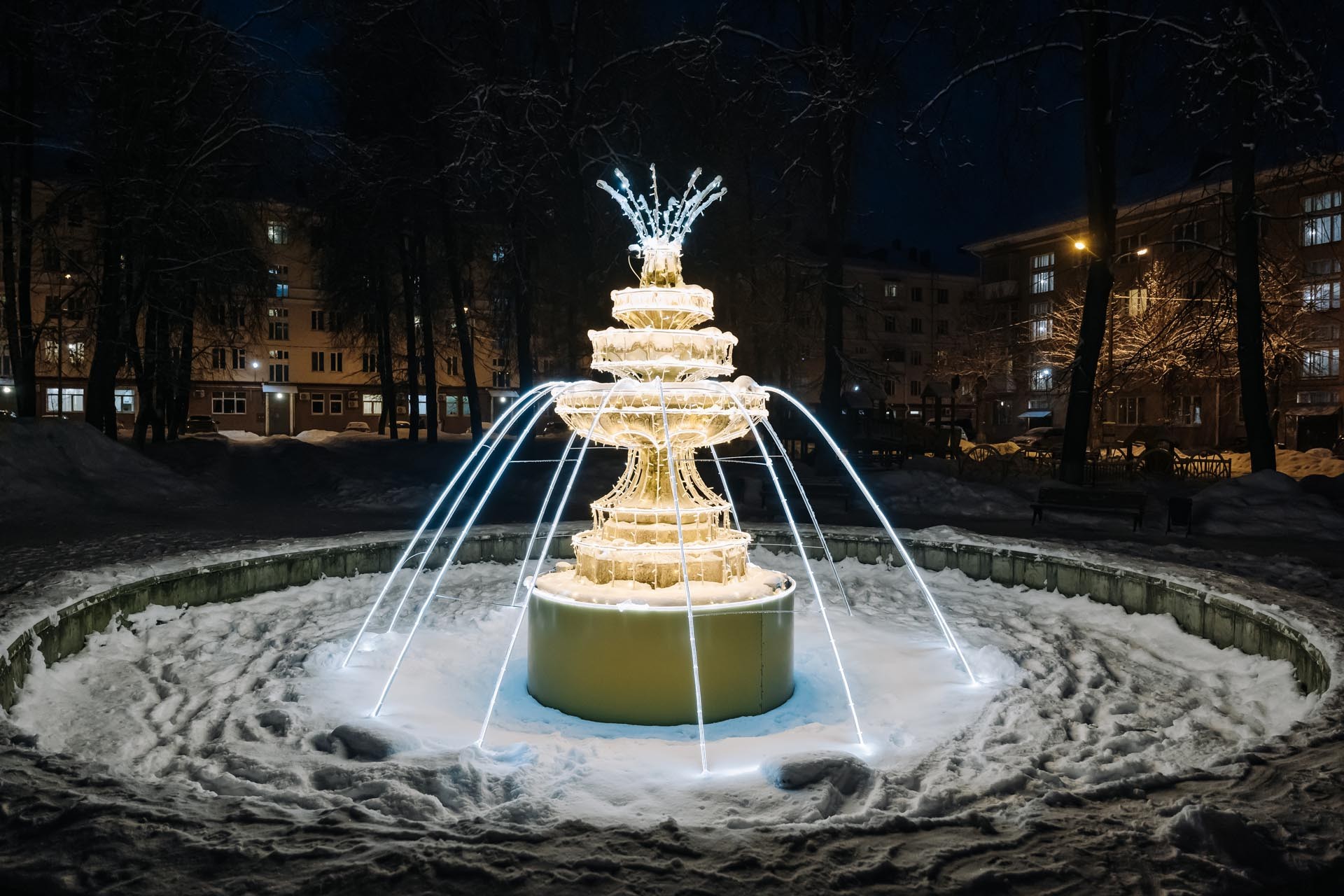 Новогоднее оформление города Клин