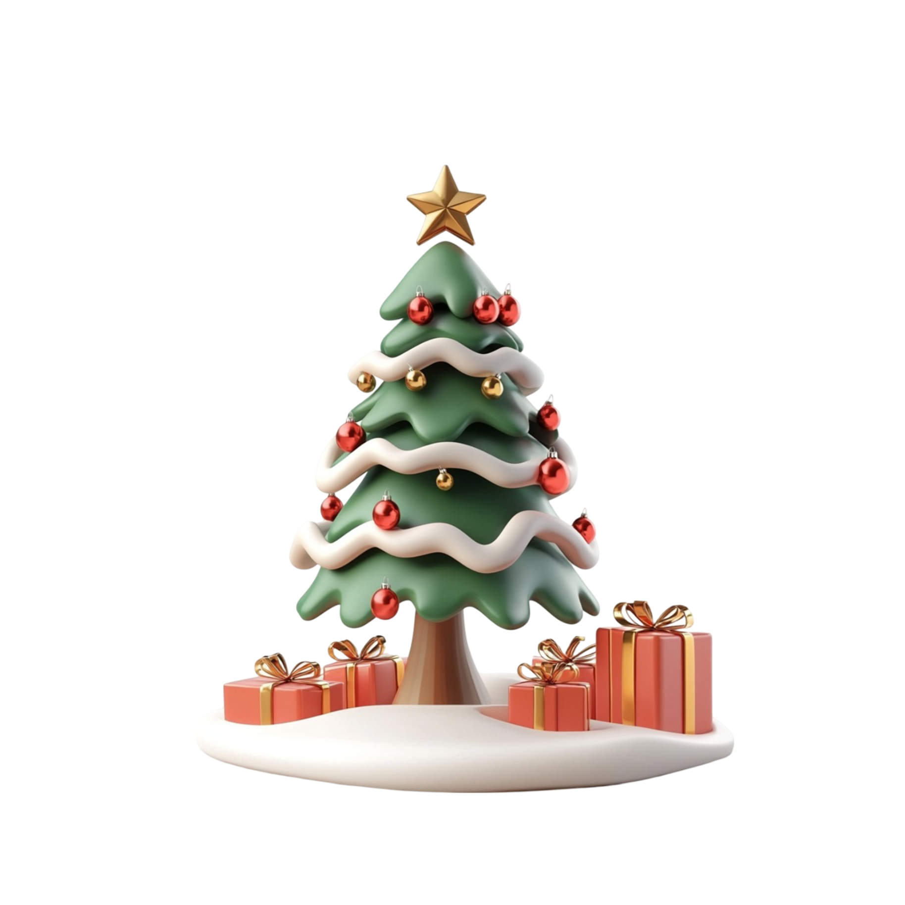 Оформление елей