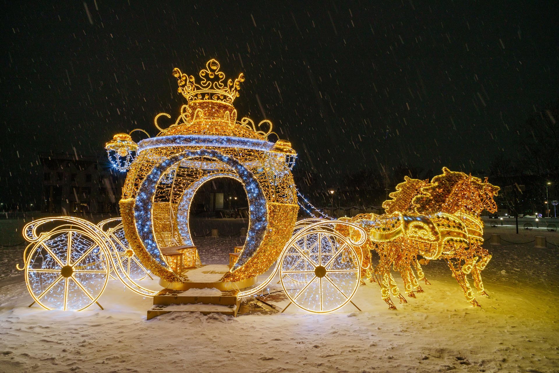 Новогоднее оформление Череповец