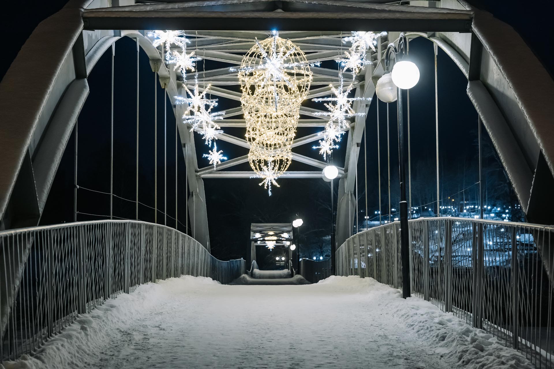 Новогоднее оформление города Клин