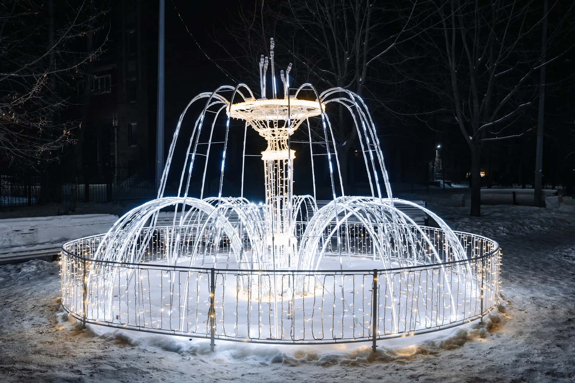 Новогоднее оформление городских объектов