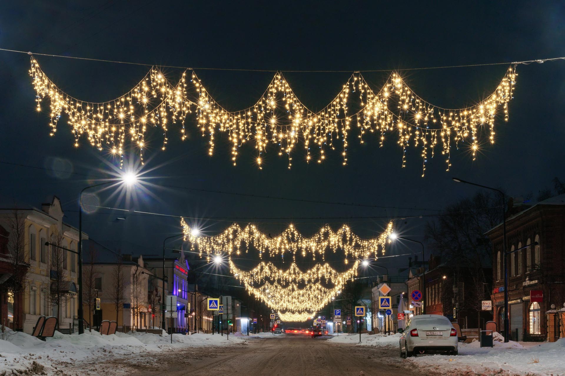 Новогоднее оформление Череповец