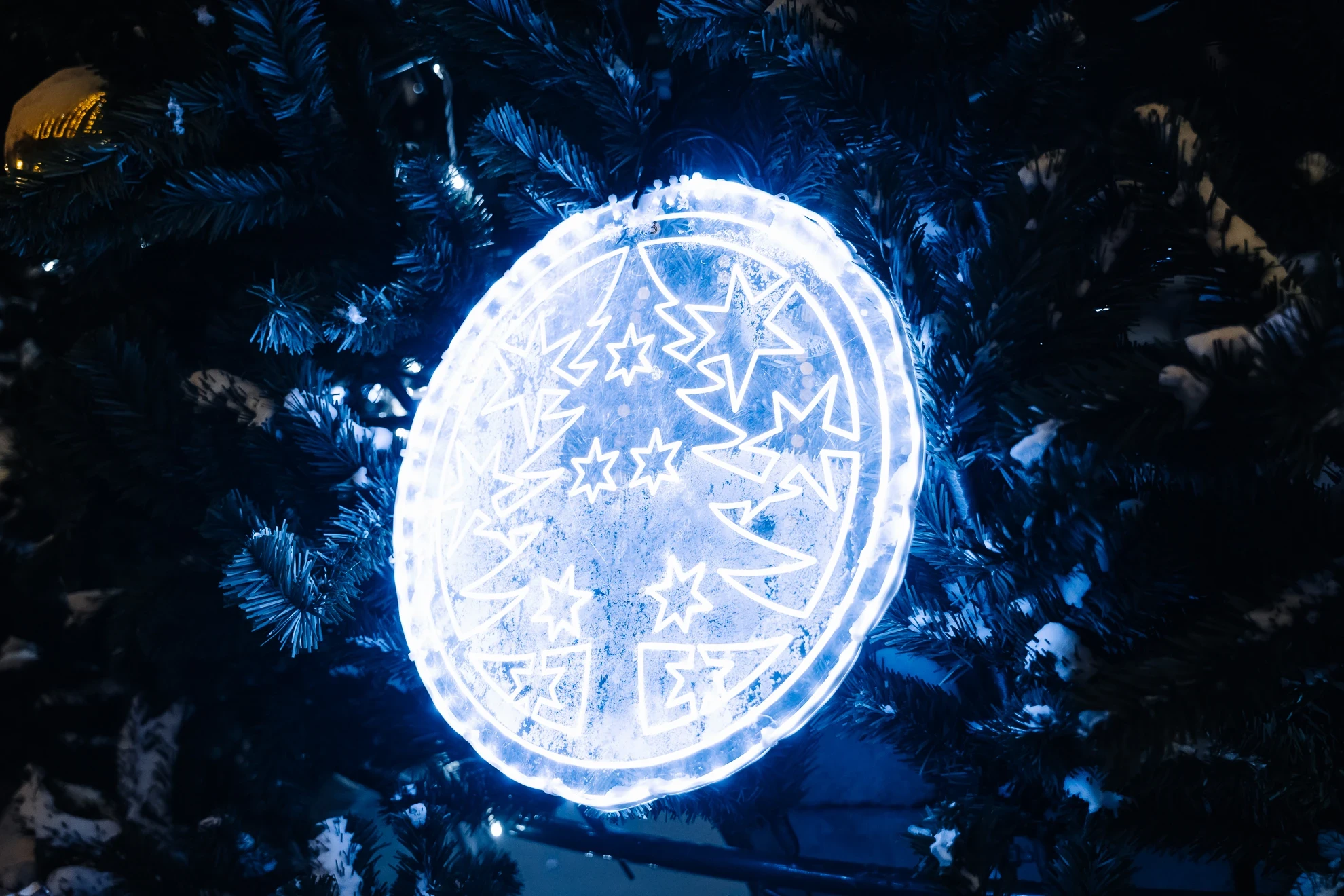 Новогоднее оформление городских объектов