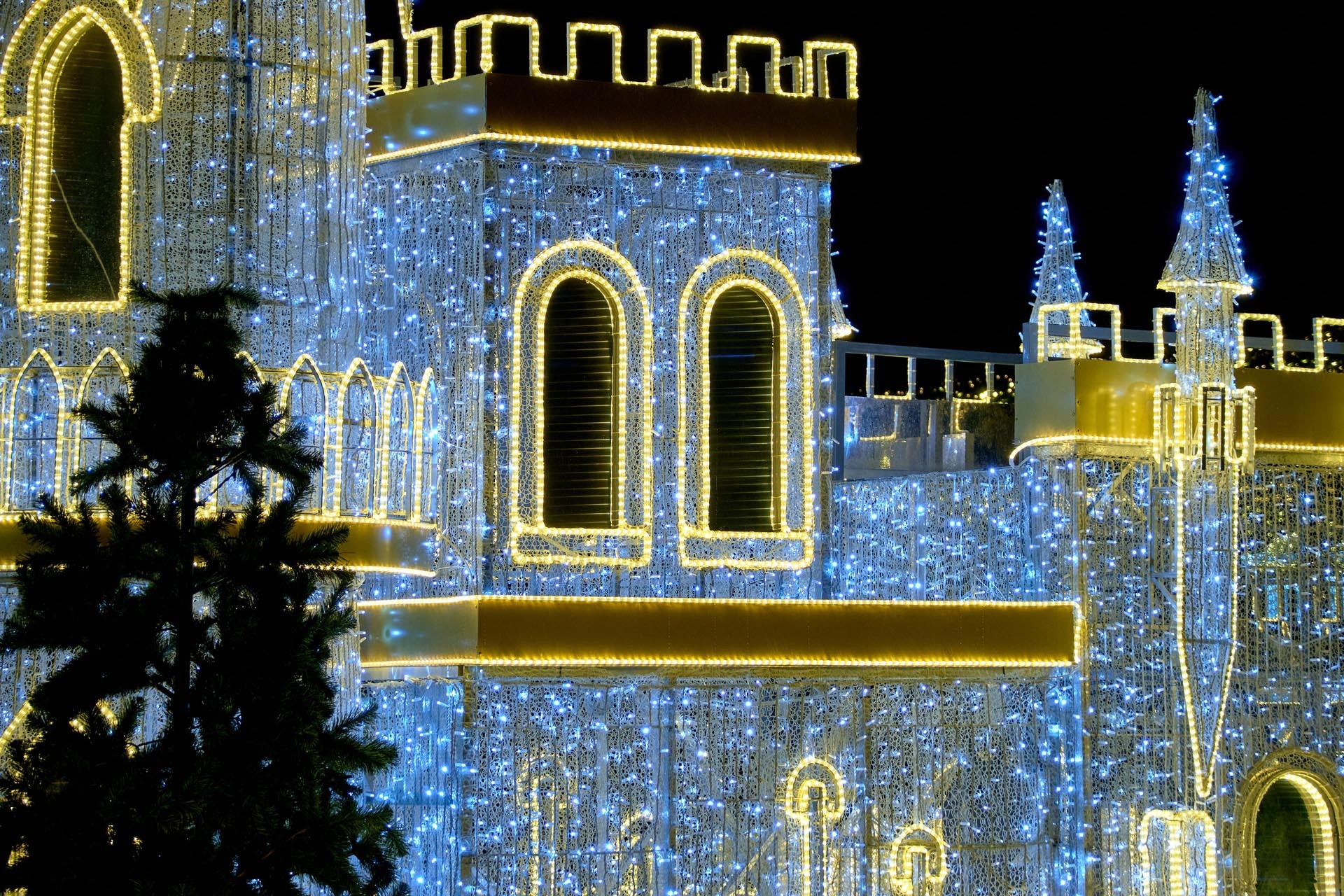 Украшение нового года Ялты