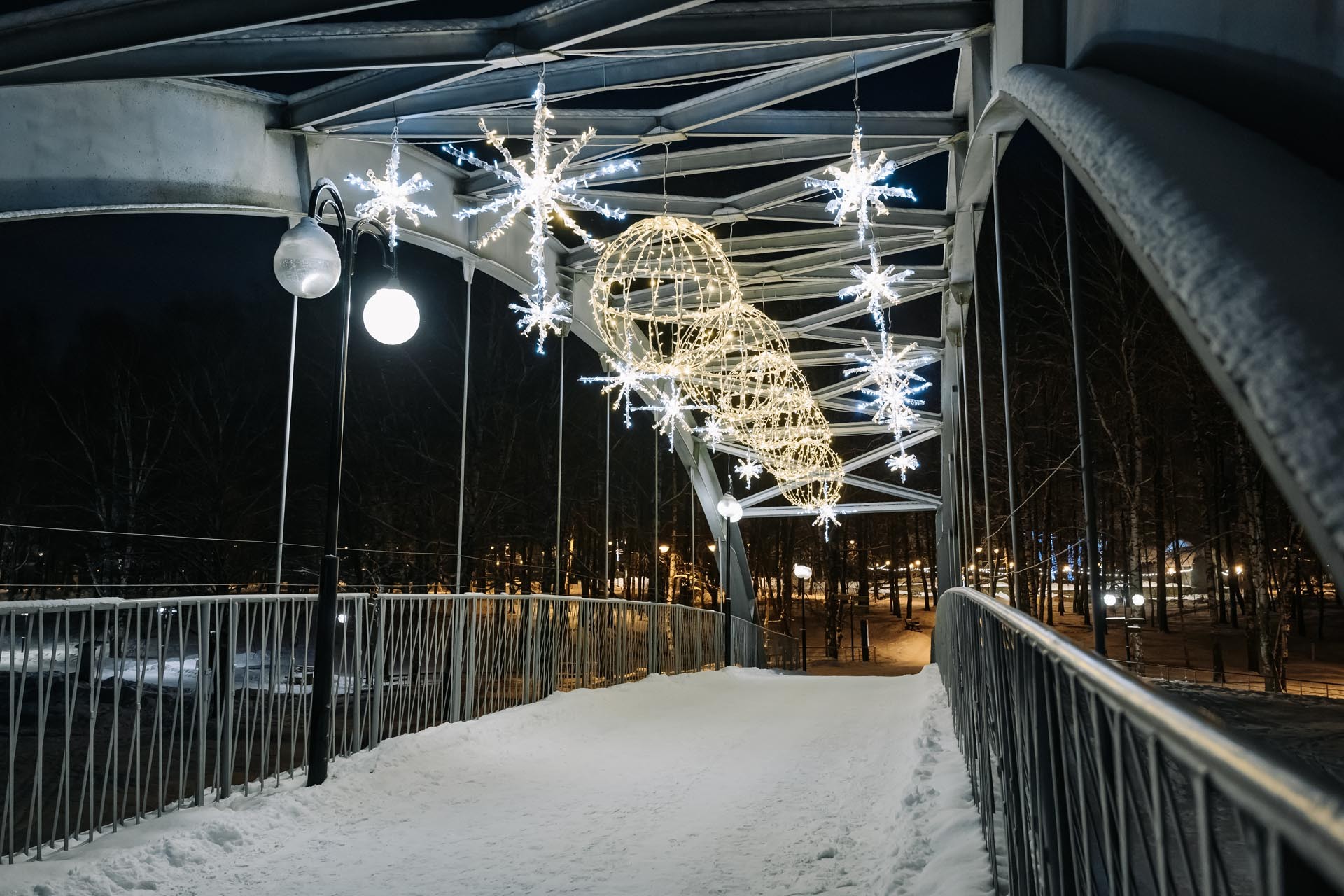 Новогоднее оформление города Клин